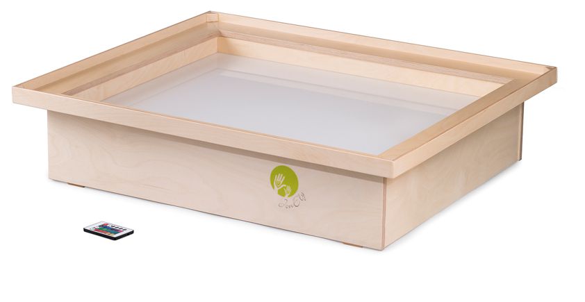 Großer Leuchtsandkasten mit Ablagerahmen